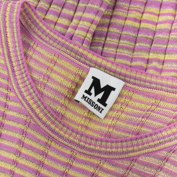 M Missoni Golden Mauve Knit Tee - Picture 5 of 7